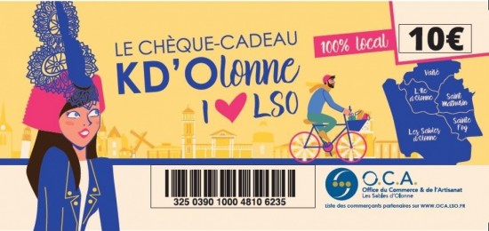 OCA  - OCA des Sables d'Olonne :  Kd'OLONNE 10 euros