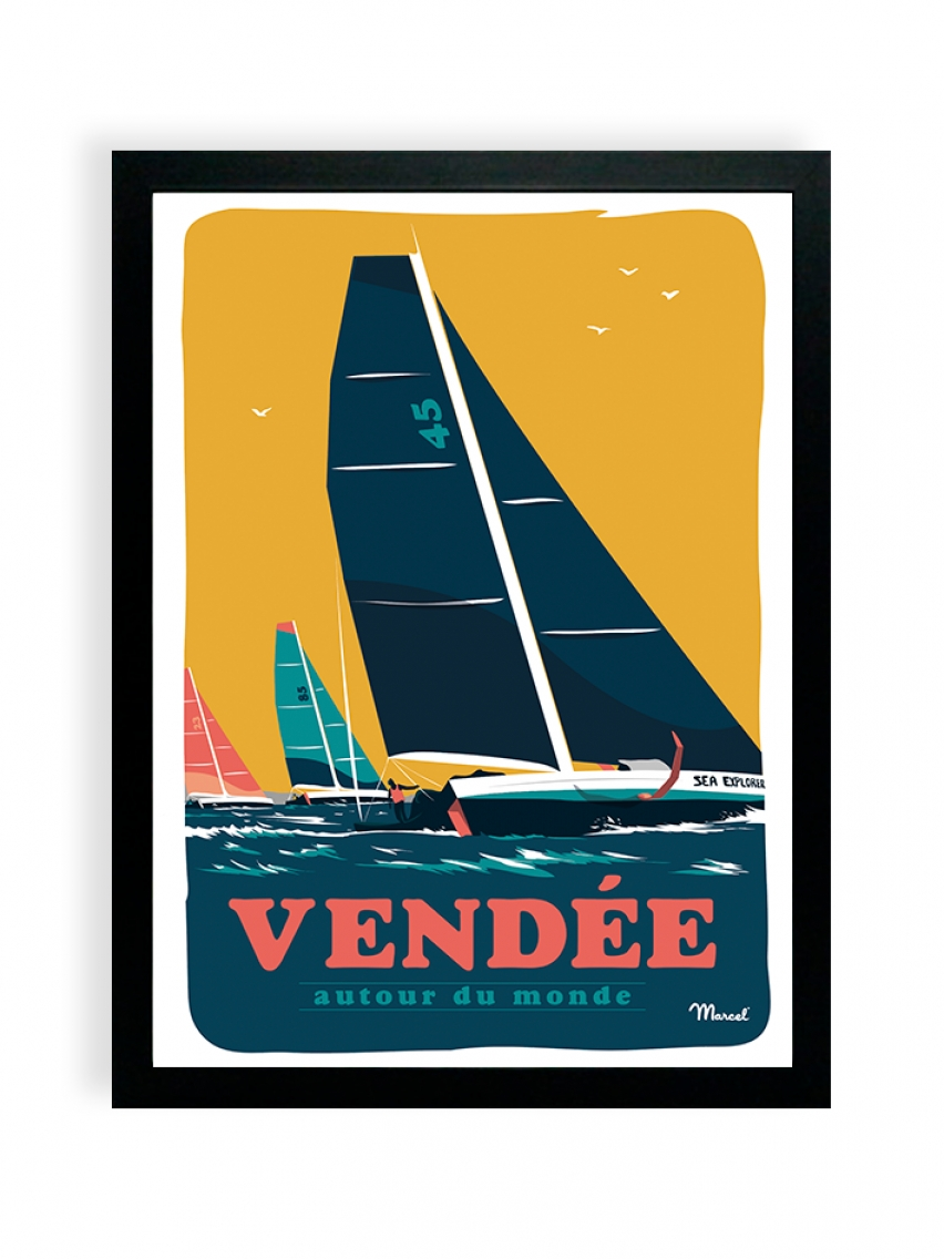300 PIXELS - Affiche-Vendée Autour du monde